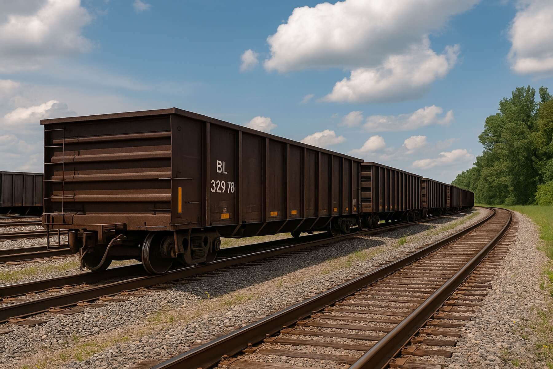 Gondola Railcar Storage